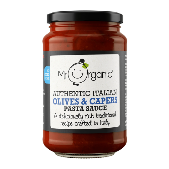 Mr Organic Olives & Capers Pasta Sauce, 350gr