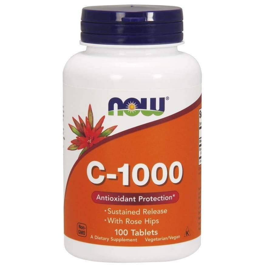 Vitamin C-1000 with Rose Hips - Susteined Release - 100 tablets