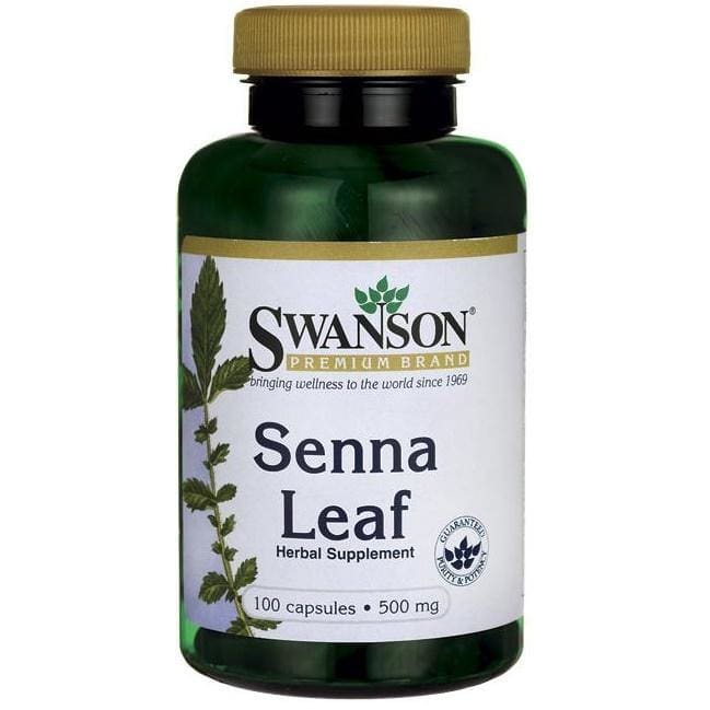 Senna Leaf, 500mg - 100 caps