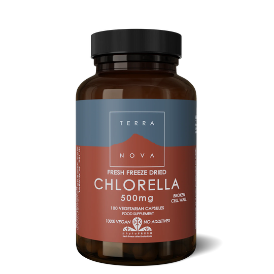 Terranova Chlorella 500mg, 100 VCapsules