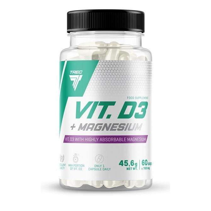 Vitamin D3 + Magnesium - 60 caps