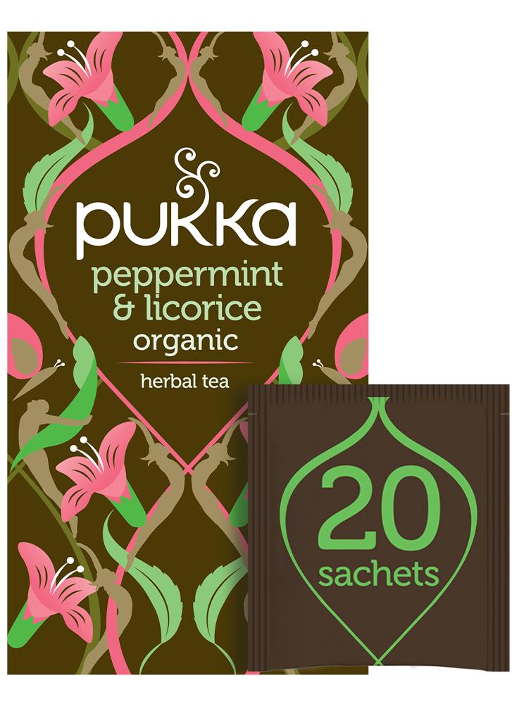 Pukka Peppermint & Licorice Tea
