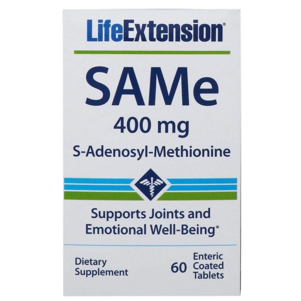 SAMe S-Adenosyl-Methionine, 400mg - 60 enteric coated tabs