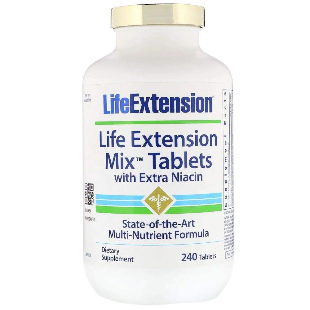 Mix Tablets with Extra Niacin - 240 tablets