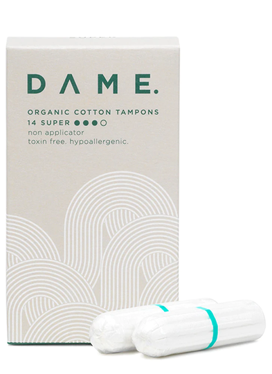 DAME Organic Super Tampons 14 units