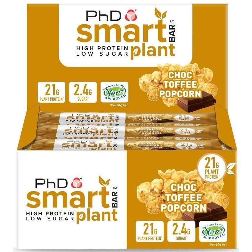 Smart Bar Plant, Choc Peanut Caramel - 12 bars