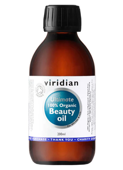 Viridian 100% Organic Ultimate Beauty Oil 200ml