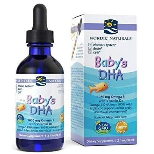 Baby's DHA, 1050mg with Vitamin D3 - 60 ml.