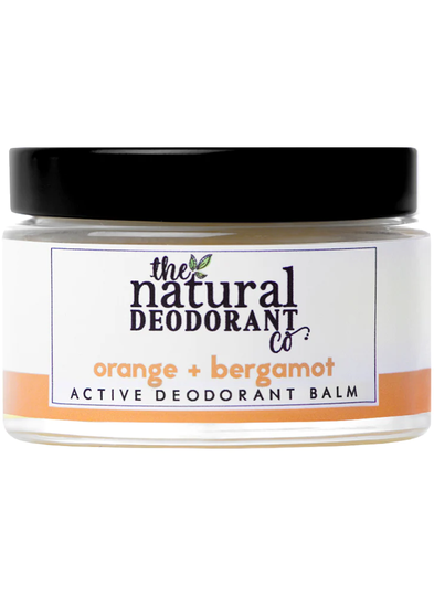 Natural Deodorant Co Active Deodorant Balm Orange Bergamot 55g