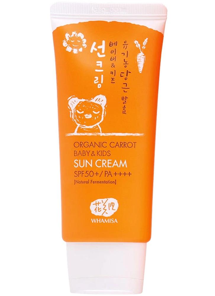 Whamisa Organic Carrot Baby and Kids Sun Cream SPF 50