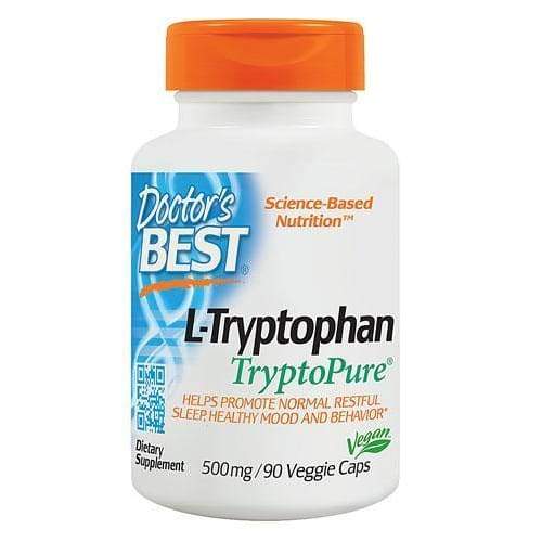 L-Tryptophan with TryptoPure, 500mg - 90 vcaps