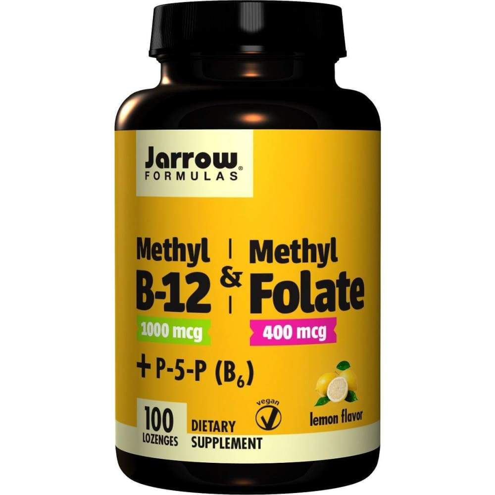 Methyl B-12 & Methyl Folate, 400mcg Lemon - 100 Lozenges