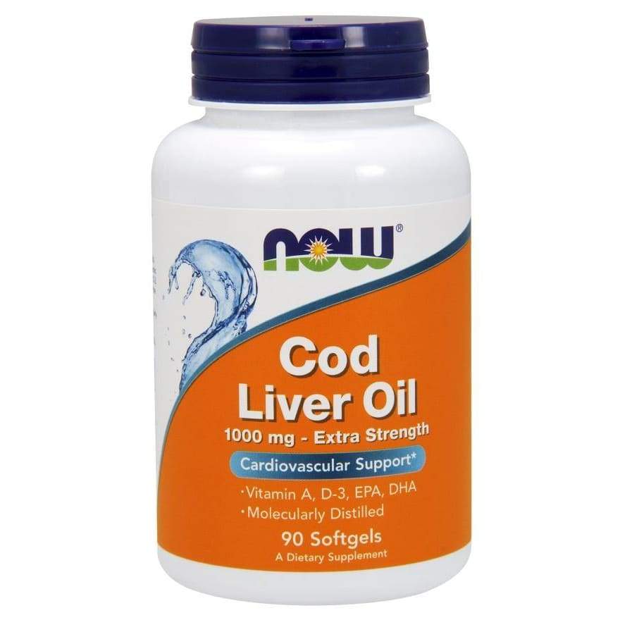 Cod Liver Oil, 1000mg Extra Strength - 90 softgels