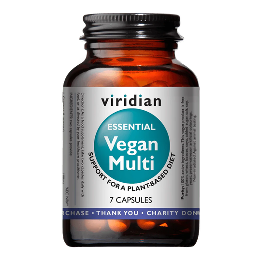 Viridian Essential Vegan Multi, 7 VCapsules