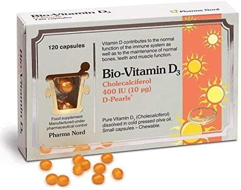 Pharma Nord Bio-Vitamin D3 400IU - 10mcg (Cholecalciferol), 120 Capsules
