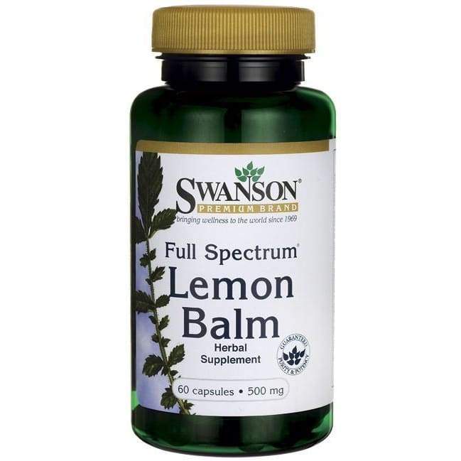 Full Spectrum Lemon Balm, 500mg - 60 caps