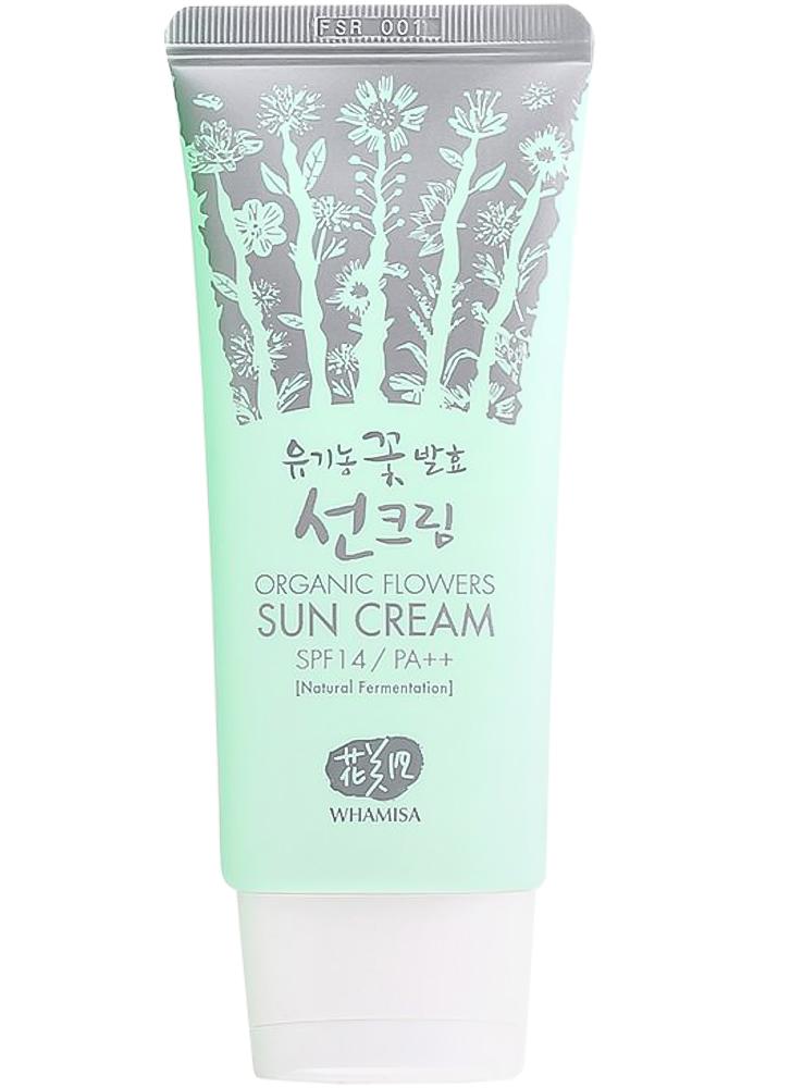 Whamisa Organic Flowers Sun Cream SPF 14