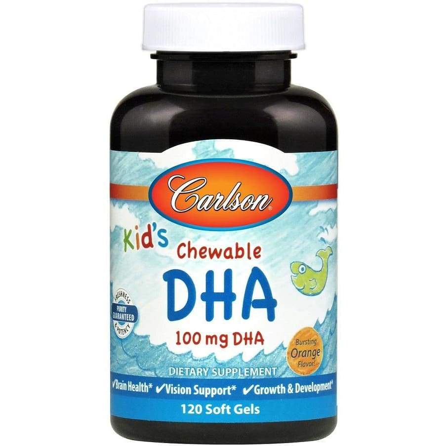 Kid's Chewable DHA, 100mg Orange - 120 softgels