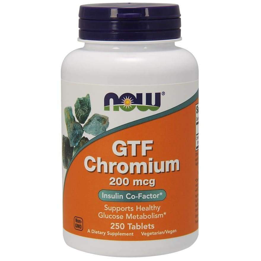 GTF Chromium, 200mcg - 250 tablets