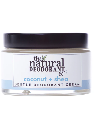 Natural Deodorant Co Gentle Deodorant Cream Coconut & Shea Unscented 55g