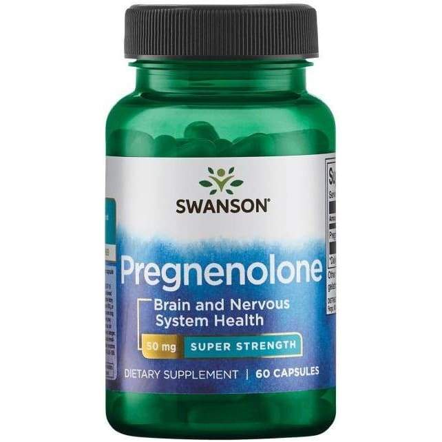 Pregnenolone, 50mg Super-Strength - 60 caps