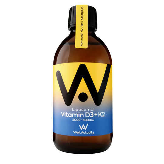 Well Actually Liposomal Vitamin D3 2000iu- 4000iu, 300ml
