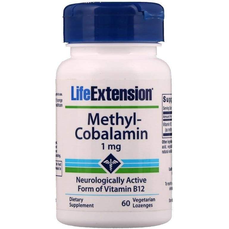 Methylcobalamin, 1mg - 60 vegetarian lozenges