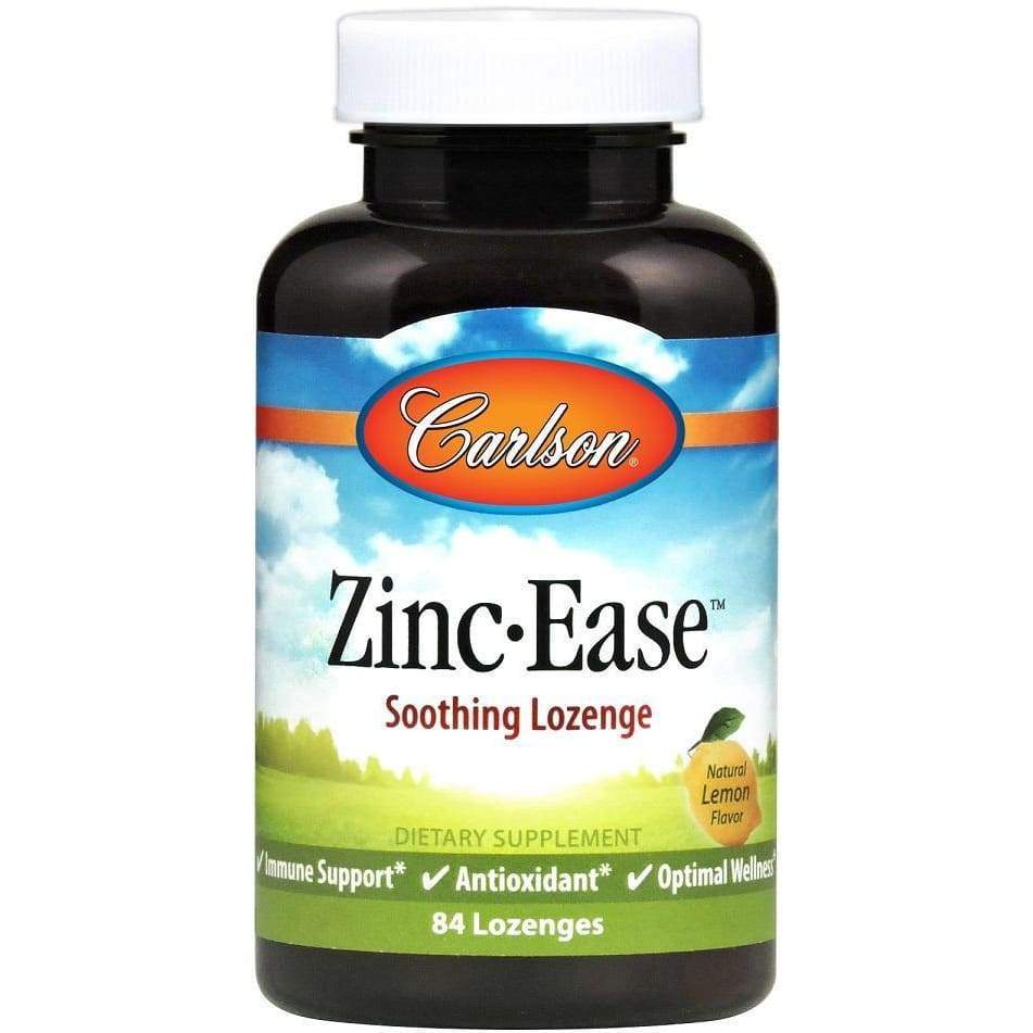 Zinc Ease, Natural Lemon - 84 lozenges
