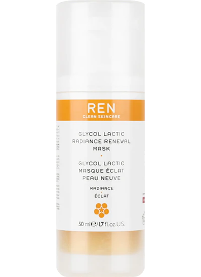 REN Clean Skincare Glycol Lactic Radiance Renewal Mask with AHA 50ml