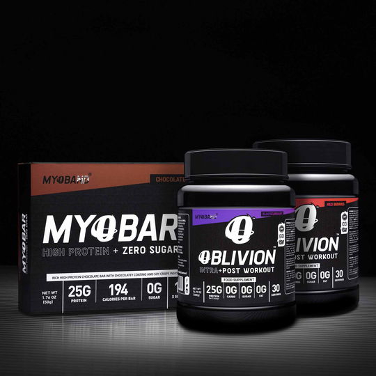 Two Oblivions Plus FREE box of MYOBARS, Blackcurrant / Red Berries