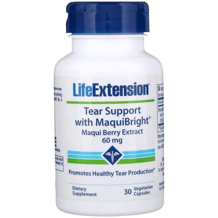 Tear Support with MaquiBright (Maqui Berry Extract), 60mg - 30 vcaps