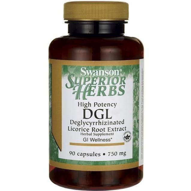 DGL, 750g High Potency - 90 caps