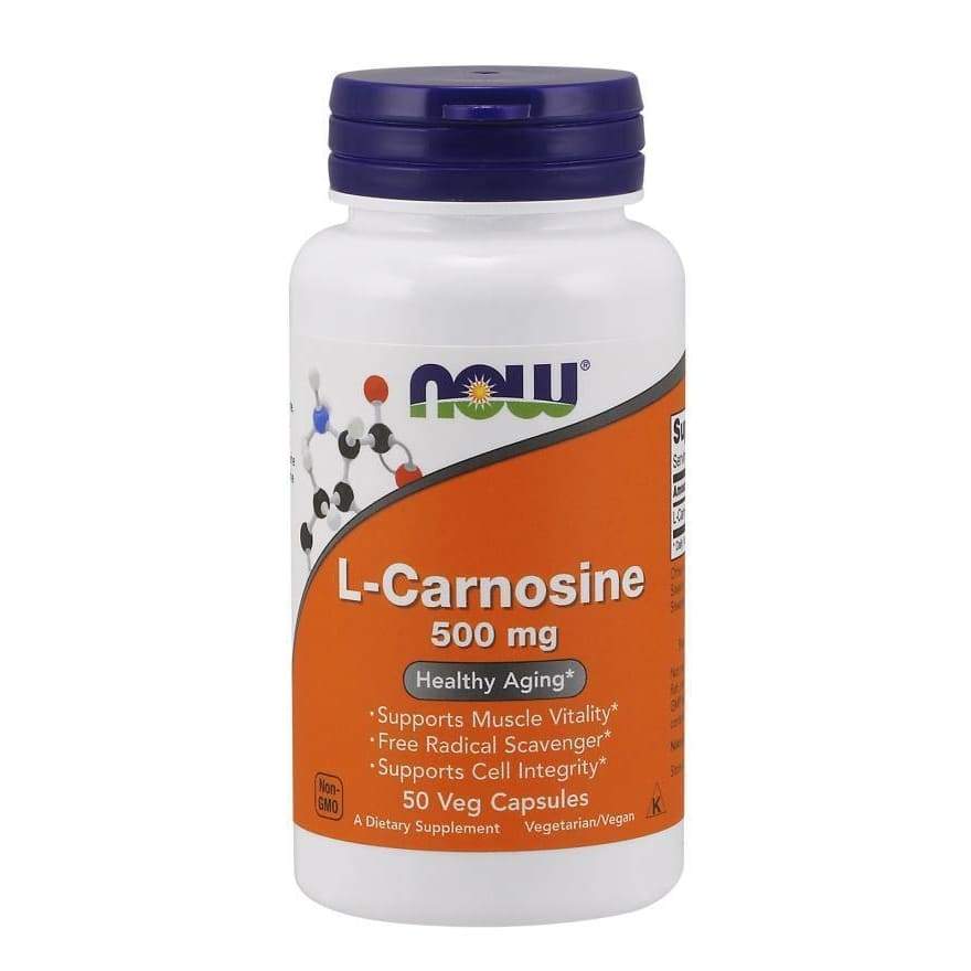 L-Carnosine, 500mg - 50 vcaps