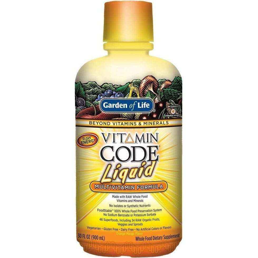 Vitamin Code Liquid Multivitamin, Orange Mango - 900 ml.