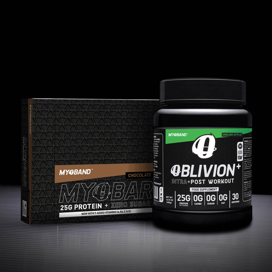 Oblivion Plus & MYOBARs ( Bars and Juice), English Apple / Chocolate