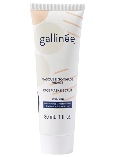 Gallinee Prebiotic Face Mask & Scrub Travel 30ml