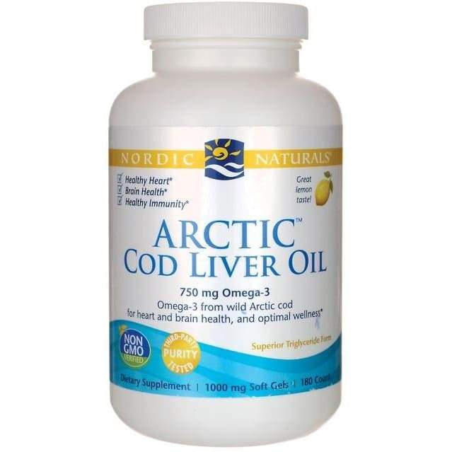 Arctic Cod Liver Oil, 750mg Lemon - 90 softgels