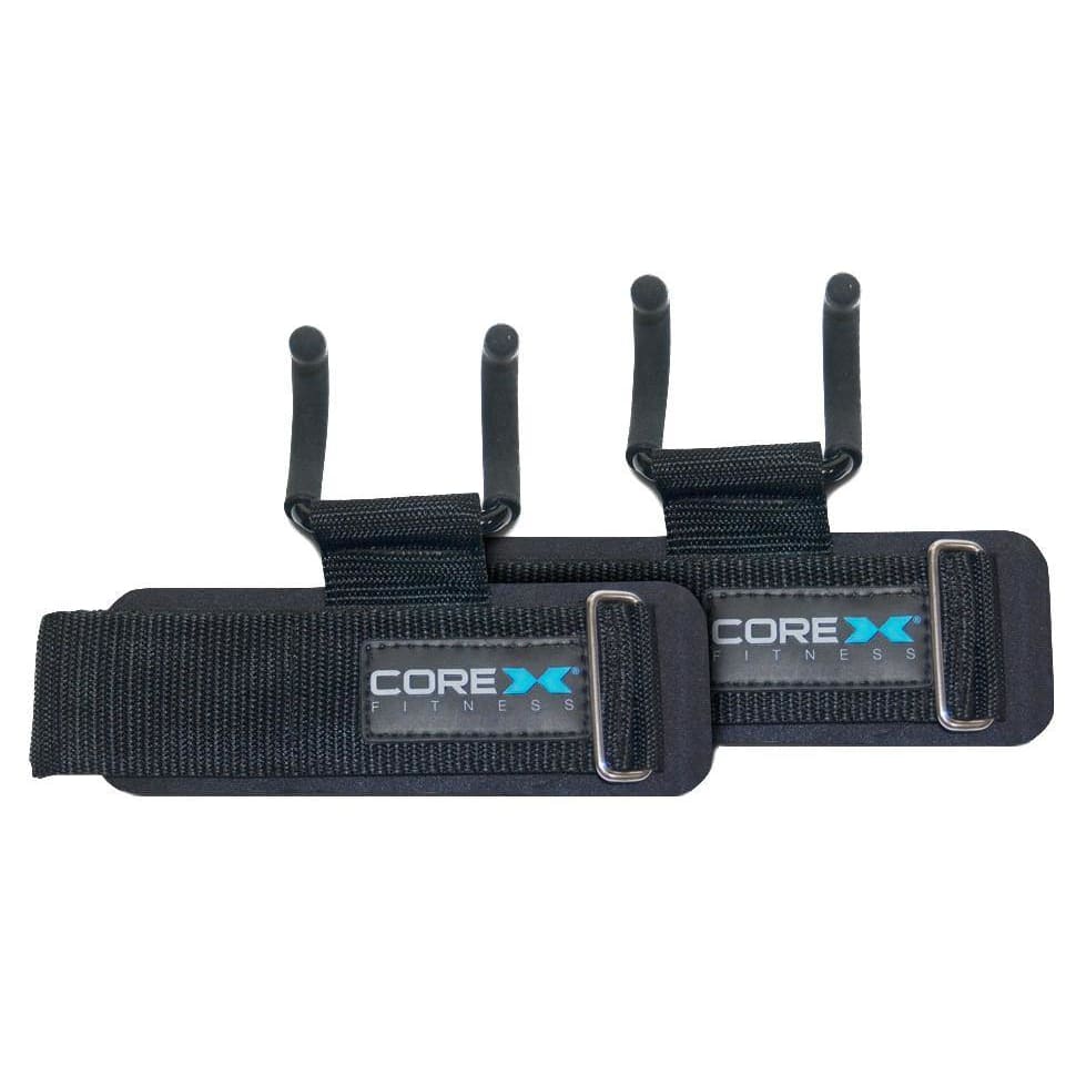 Hook Grip Lifting Straps - Black