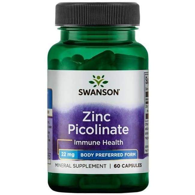 Zinc Picolinate Body Preferred Form, 22mg - 60 caps
