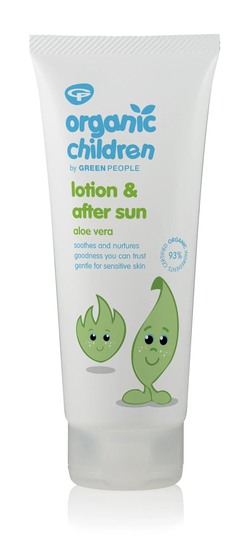 Green People Organic Children Aloe Vera Lotion & After Sun, 200ml