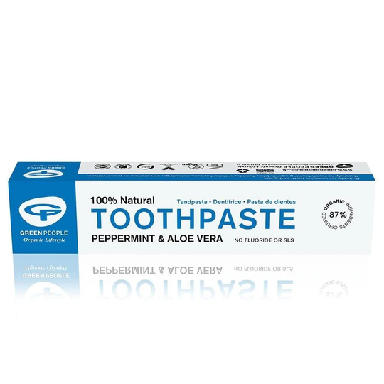 Green People Peppermint and Aloe Vera Toothpaste, 50ml