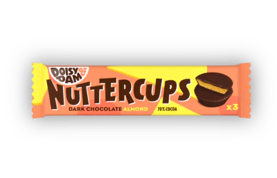 Doisy & Dam Dark Chocolate Almond Nuttercups, 30gr
