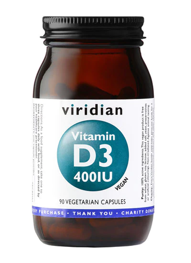 Viridian Vitamin D3 400iu 90 caps