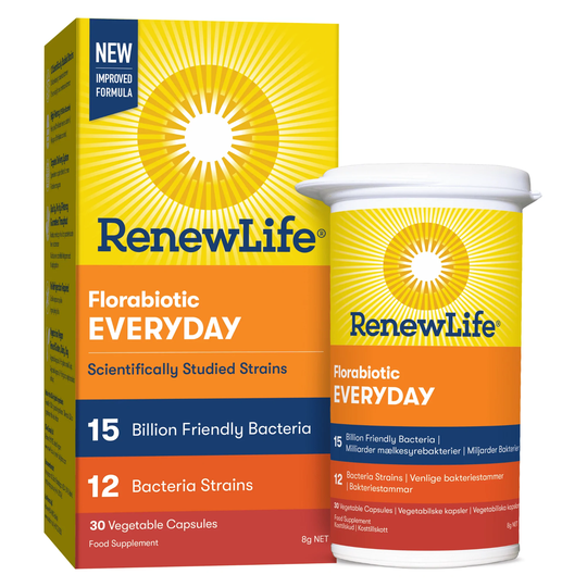 Renew Life Florabiotic Everyday 15 Billion, 30 Capsules