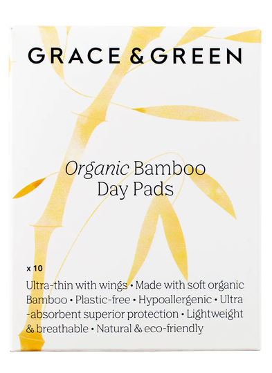Grace & Green Bamboo Day Pads 10 units