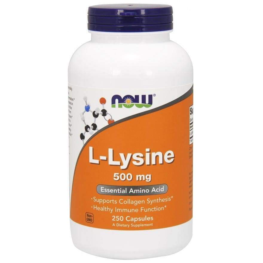 L-Lysine, 500mg - 250 vcaps