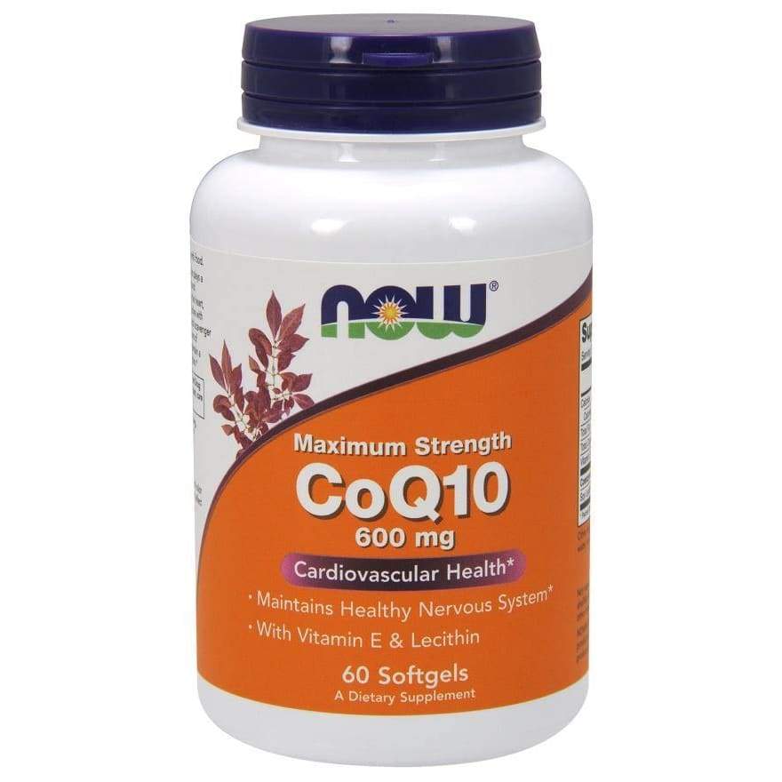 CoQ10 with Lecithin & Vitamin E, 600mg - 60 softgels