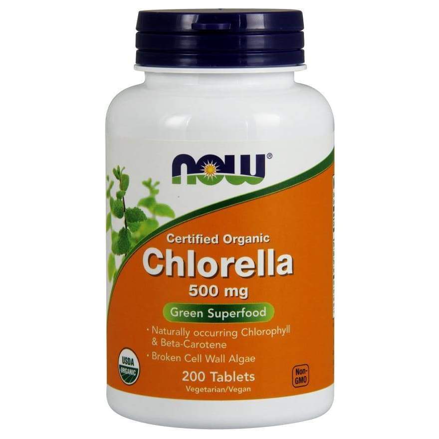 Chlorella, 500mg Organic - 200 tablets