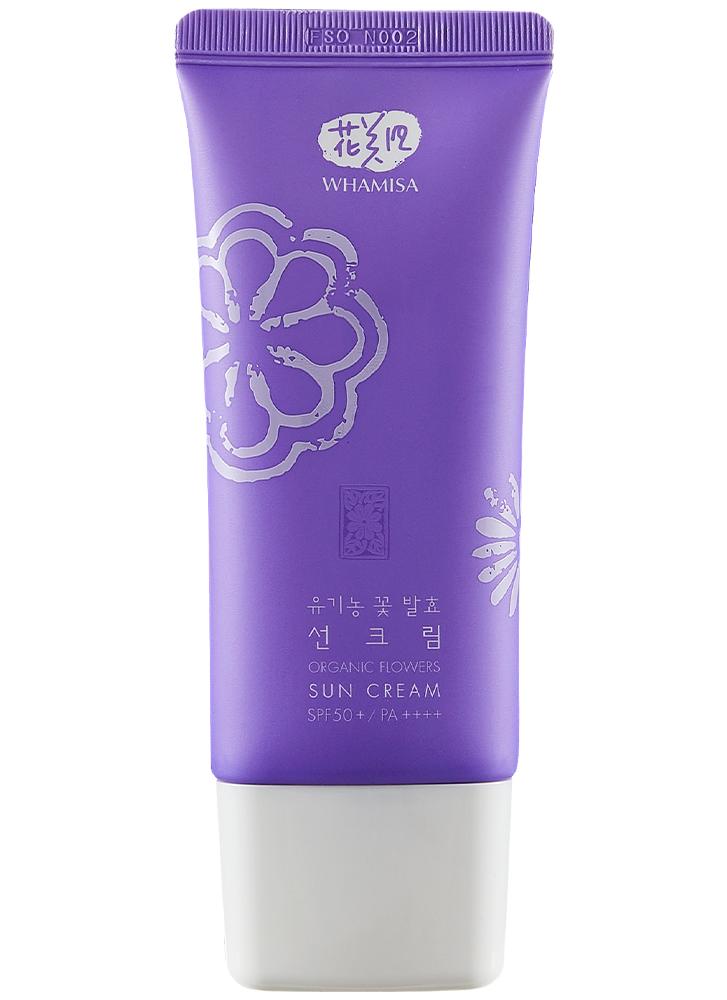 Whamisa Organic Flowers Sun Cream SPF50