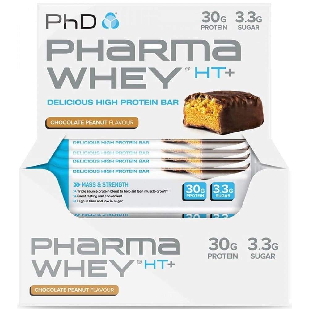 Pharma Whey HT+ Bar, Cookies & Cream - 12 bars